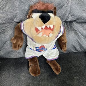 Tasmanian Devil Taz Space Jam Tune Squad Warner Bros 11" Plush Vintage 1996